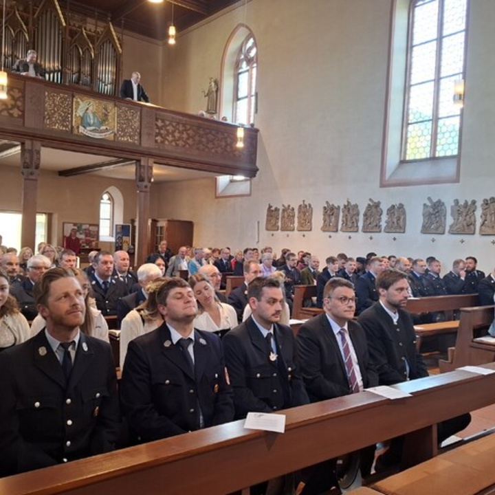 Gottesdienst mit der FFW Baldersheim