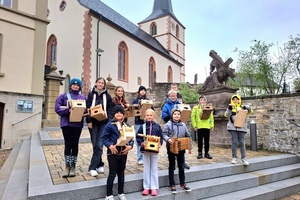 Rumpeln in der Pfarreiengemeinschaft Aub-Gelchsheim